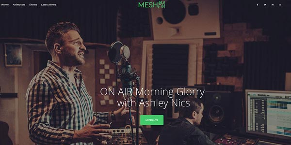 Temas wordpress para emisoras de radio mesh