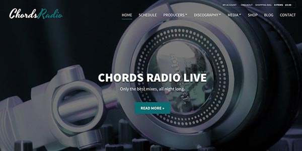 Temas wordpress para programas de radio chords