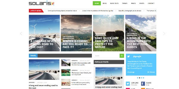 Temas wordpress para reviews solaris