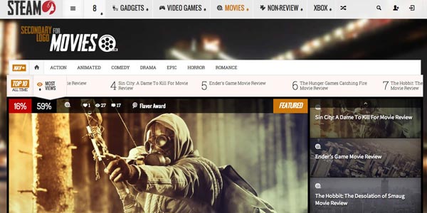 Temas wordpress para reviews steam