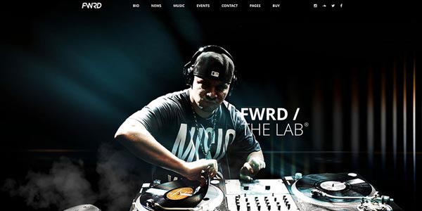 Temas wordpress para un club nocturno fwrd