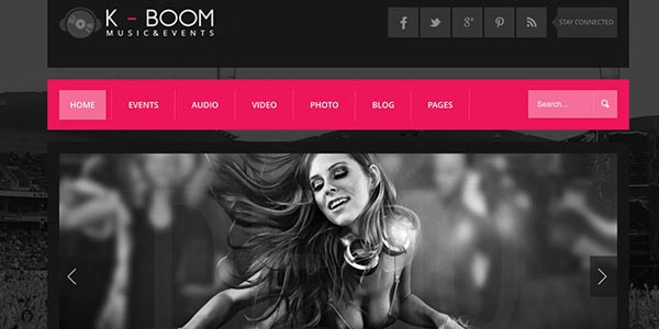 Temas wordpress para una disco k boom