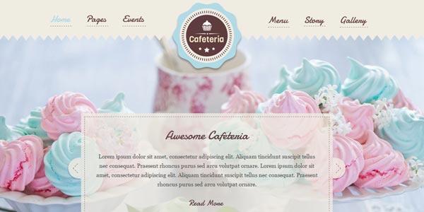 Temas wordpress responsive para una pasteleria cafeteria