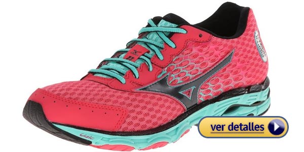 Zapatos para mujeres con pie ancho mizuno wave inspire 12