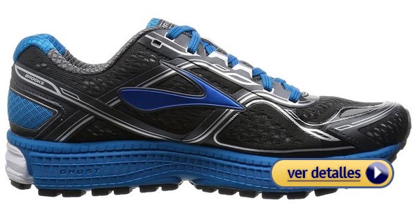 Zapatos para pies anchos brooks ghost 8