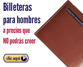 Billeteras de cuero para hombres ofertas