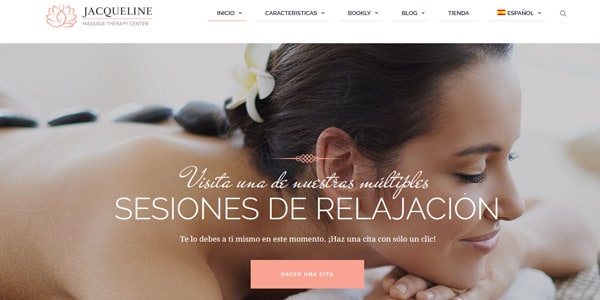 temas wordpress salones de belleza jacqueline