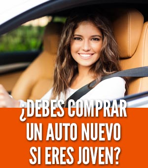 Comprar un auto nuevo si eres joven