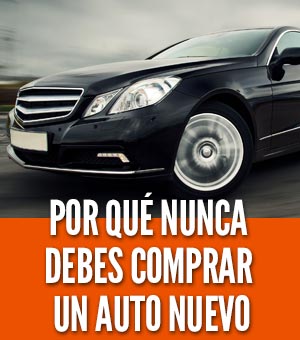 Nunca comprar un carro nuevo