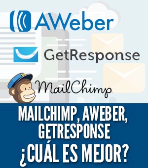 Aweber getresponse mailchimp cual es mejor