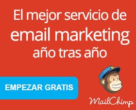 Mailchimp mensaje de bienvenida email marketin