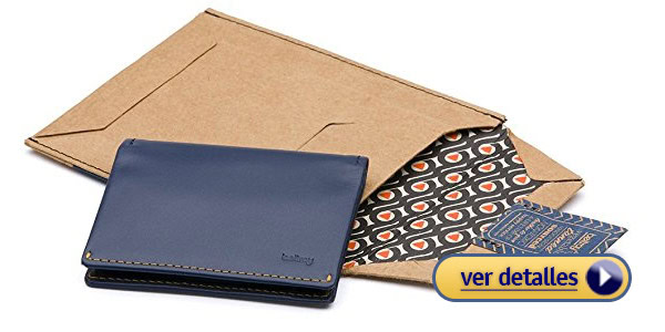 Billetera para un hombre joven delgada de cuero bellroy