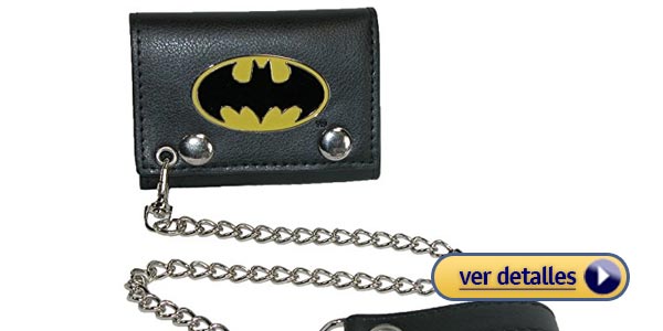 Billeteras con cadena para hombre billetera de batman