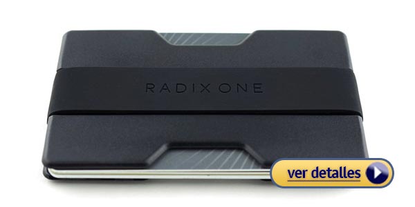 Billeteras delgadas para hombres billetera radix one