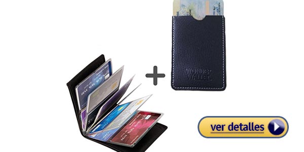 Billeteras delgadas para hombres billetera wonder wallet