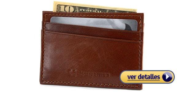 Billeteras para un hombre joven billetera delgada alpine swiss