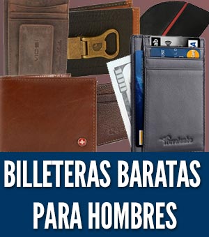 Mejores billeteras baratas para hombres