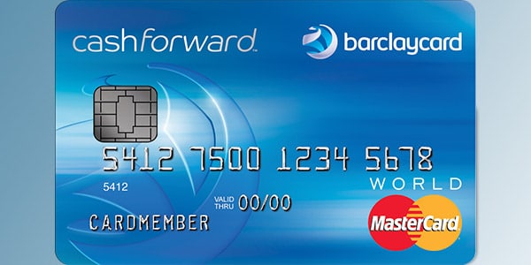 Mejores tarjetas de crédito cashback: Barclaycard CashForward World MasterCard