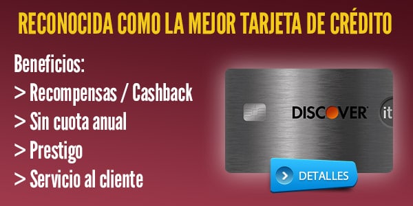 Mejores tarjetas de crédito cashback: Discover IT Cashback