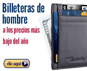 billeteras baratas para hombres amazon