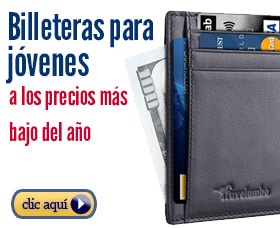 Billeteras baratas para jovenes amazon