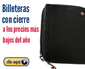 Billeteras con cierre para hombre zipper ofertas