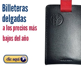 Billeteras delgadas slim para hombres baratas