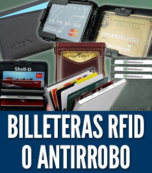 Billeteras rfid antirrobo bloqueo rfid para hombres