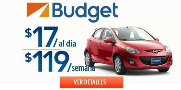 Compañías para rentar un auto por largo tiempo: Budget 