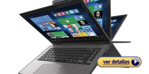 Mejor laptop 2 en 1 barata toshiba radius 14