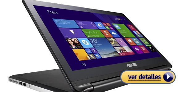 Mejores laptops 2 en 1 asus flip 15.6