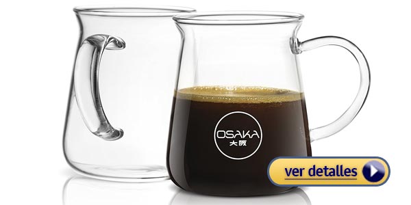 Regalos de navidad para companeros de trabajo taza de vidrio para cafe