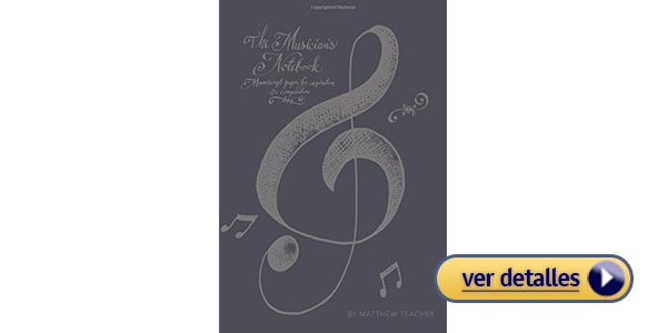 Regalos originales para musicos cuaderno del musico