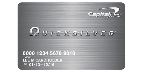 Tarjetas de crédito sin comisiones en el extranjero: Capital One QuicksilverOne