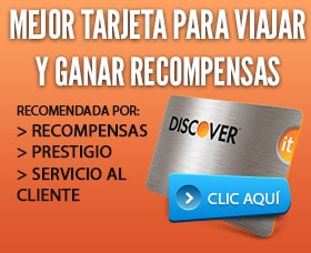 Tarjeta de credito para viajar recompensas discover