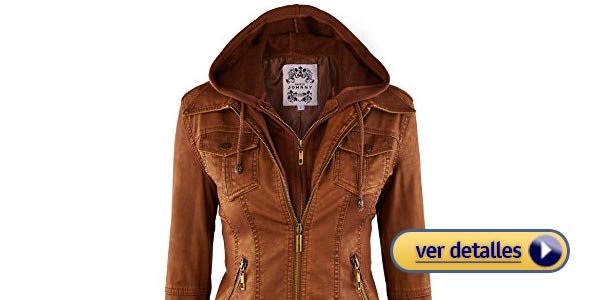 Chaqueta de cuero juveniles para mujer chaqueta de piel de cordero