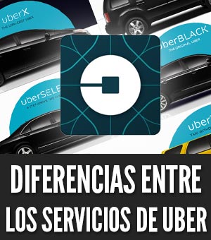 diferencia entre Uber Pool Uber X Uber XL servicios Uber