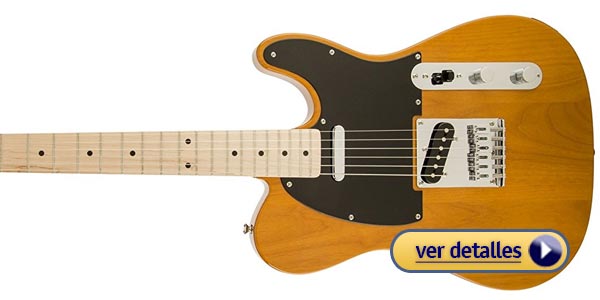 Mejor guitarra electrica para principiantes squier affinity telecaster