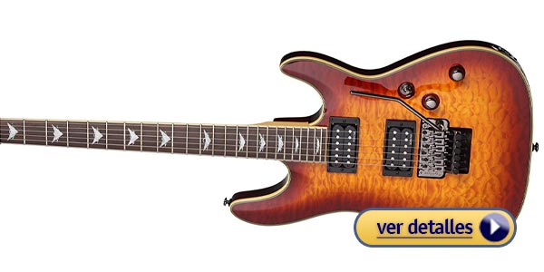 Mejor guitarra electrica por menos de 500 schecter omen 6