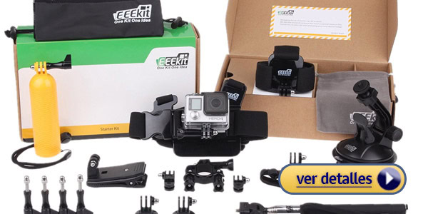 Mejores accesorios gopro eeekit 8 en 1 gopro mount kit