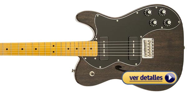Mejores guitarras electricas por menos de 500 fender modern player telecaster thinline deluxe