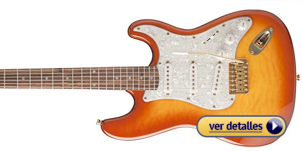 Mejores guitarras para principiantes jack turser jt 300qmt amb