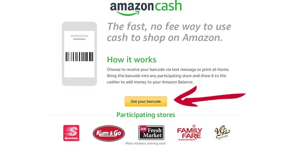 Amazon cash pagar con dinero en efectivo en amazon