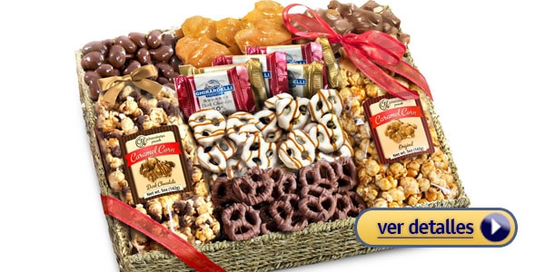 Cestas de regalo para el Día de los enamorados cesta de regalo de chocolates gourmet