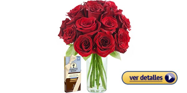 Golosinas para regalar el dia de san valentin ramo de rosas con chocolates