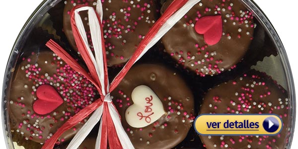 Regalos del dia de san valentin de ultima hora galletas oreo banadas en chocolate