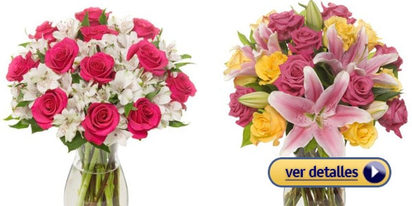 Regalos del Día de San Valentín de última hora: Ramo de flores frescas con envío gratis