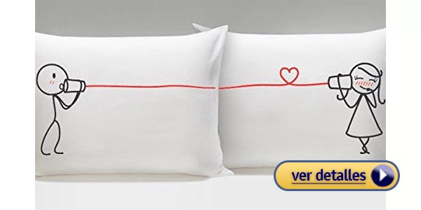 Regalos del dia de san valentin de ultima horafundas de almohadas romanticas