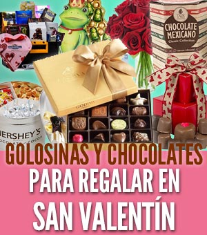 golosinas para regalar el Día de San Valentín chocolates