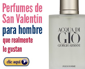 Perfumes de hombre para regalar en san valentín colonia día de los enamorados